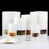 White Window Kraft Paper Bag - Resealable Stand-up Bag for Snacks and Tea