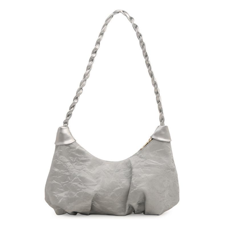 Fashionable Cloud Pleated Shoulder Bag For Daily Use Soft And Spacious With Comfortable Design