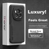 Phone Case for Honor Magic 6, Honor Magic 6 Protective Cover, Upgraded Skin-Like Matte Lens Full Protection Silicone Case - Midnight Black