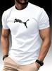 Letnia Moda Lis Pantera Nadruk 3D Koszulka Luksusowa Wysokiej Jakości Męska Góra z Okrągłym Dekoltem Codzienny Trend Bluza Fitness