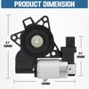 742-802 Power Window Lift Motor Compatible with Mazda 3, Mazda 5, Mazda 6, Mazda CX-7, Mazda CX-9, Mazda RX-8, Replace# G22C5858XF, GJ6A5858XC,