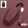 For DENZA Z9GT 2024 2025 Car Leather Keycase Bag Car Keychain Cover Remote Control Protective Nappa Key Chain Shell Case Decor