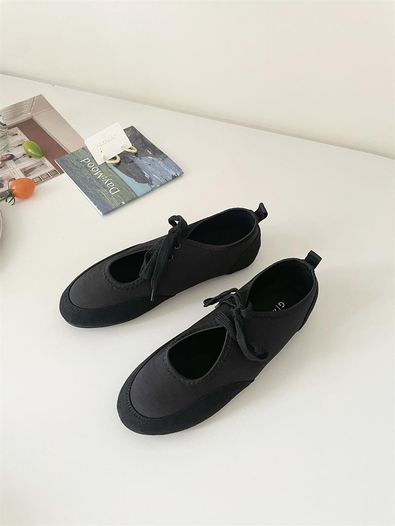 

Fashion IPPEUM Ballet Flats For Women 2025 New Fashion Round Toe Soft Ballerina Shoes 225