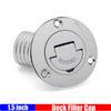 Tampas de Enchimento de Convés ZMFJH 45/90 Graus para Barco Marinho 38mm 50mm Aço Inoxidável 316 Tampa de Chave de Enchimento de Convés GASOLINA DIESEL COMBUSTÍVEL ÁGUA RESIDUAL