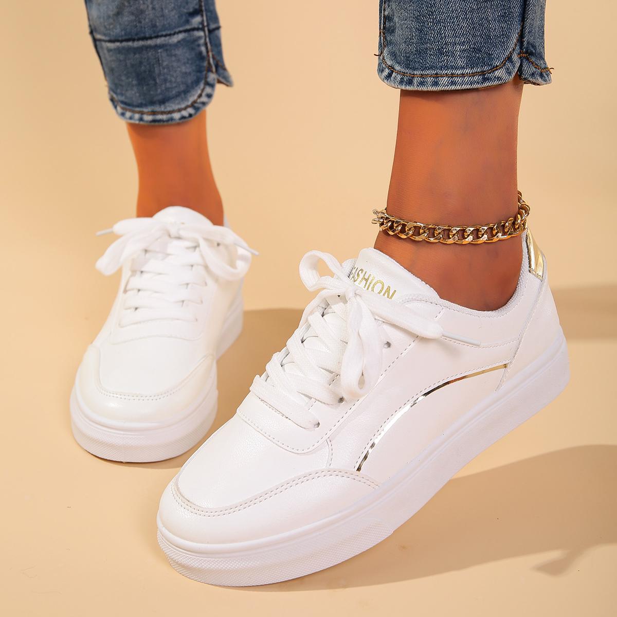 

Модные женские кроссовки 2024 Весна Осень Легкие модные повседневные туфли на плоской подошве Дизайнерские туфли Мокасины Кроссовки Zapatillas De Deporte 42 золотой