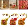 Gourd Statue Rack Decorative Creative Resin Home Decor Single Holder for Tabletop Bookshelf Office,