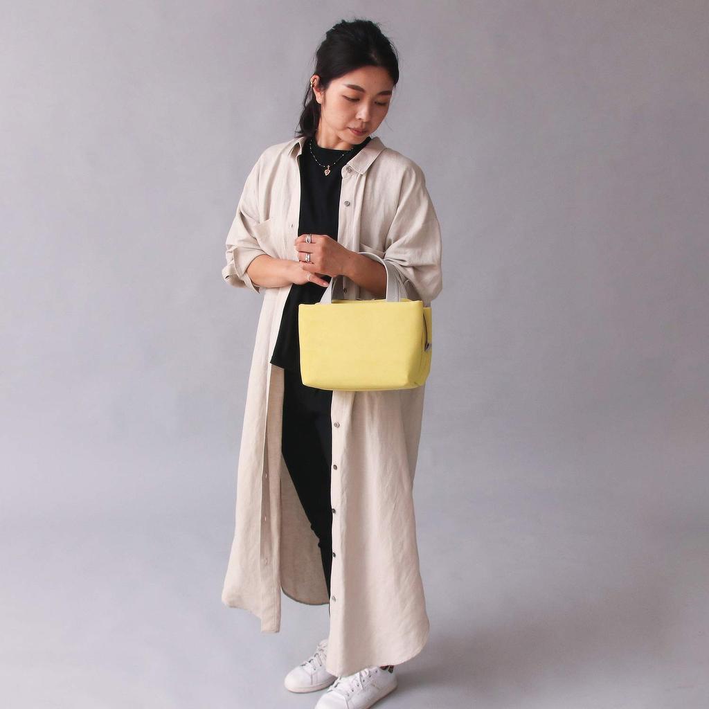 Suede Tore Tote Toyooka Bag S3201 Mint [TUTUMU] [Tsutsumu]