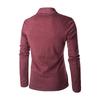 Men S Solid Color Long Sleeve Knit Cardigan No Button