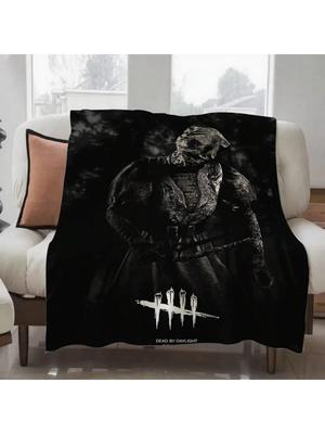 Spiel D-Dead By D-Daylight Terror Survival Decke Design Leichte Überwurfdecke für Wohnheime, Nickerchen, Wohnzimmer, Büro, Sofa