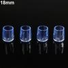 4 Pcs Transparent Rubber Furniture Table Chair Leg Floor Feet Cap Cover Protect