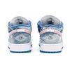 Jordan Air Jordan 1 Mezclilla, Cuero Resistente a la Abrasión Resistente a la Abrasión Zapatillas de Baloncesto Bajas Vintage para Mujer Azul DM8947-100(Team-BOX)