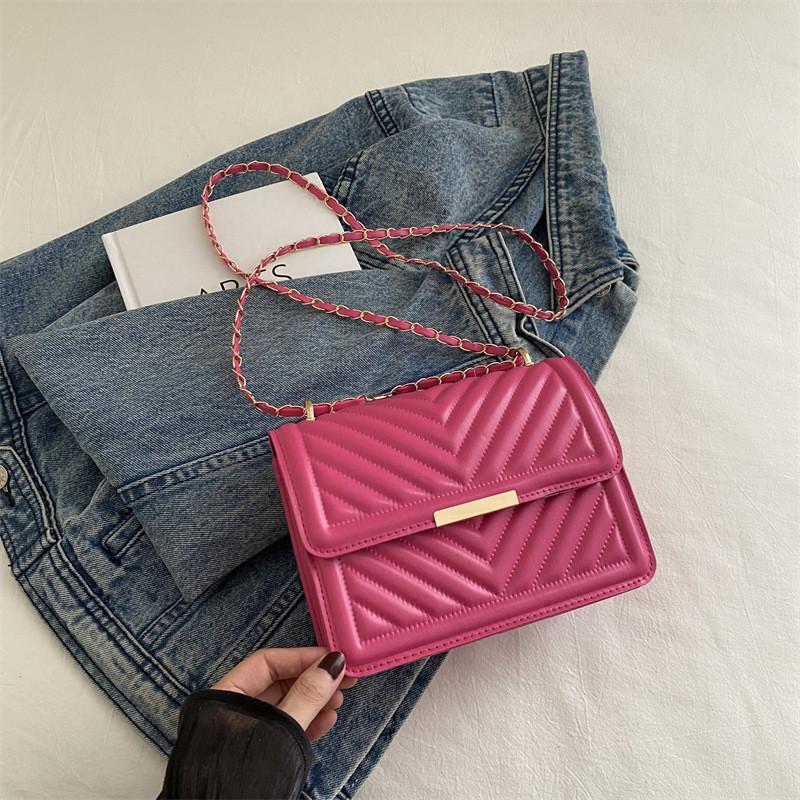 Chic Casual One Shoulder Bag For Women Fashionable Korean Inspired Summer Small Square Purse