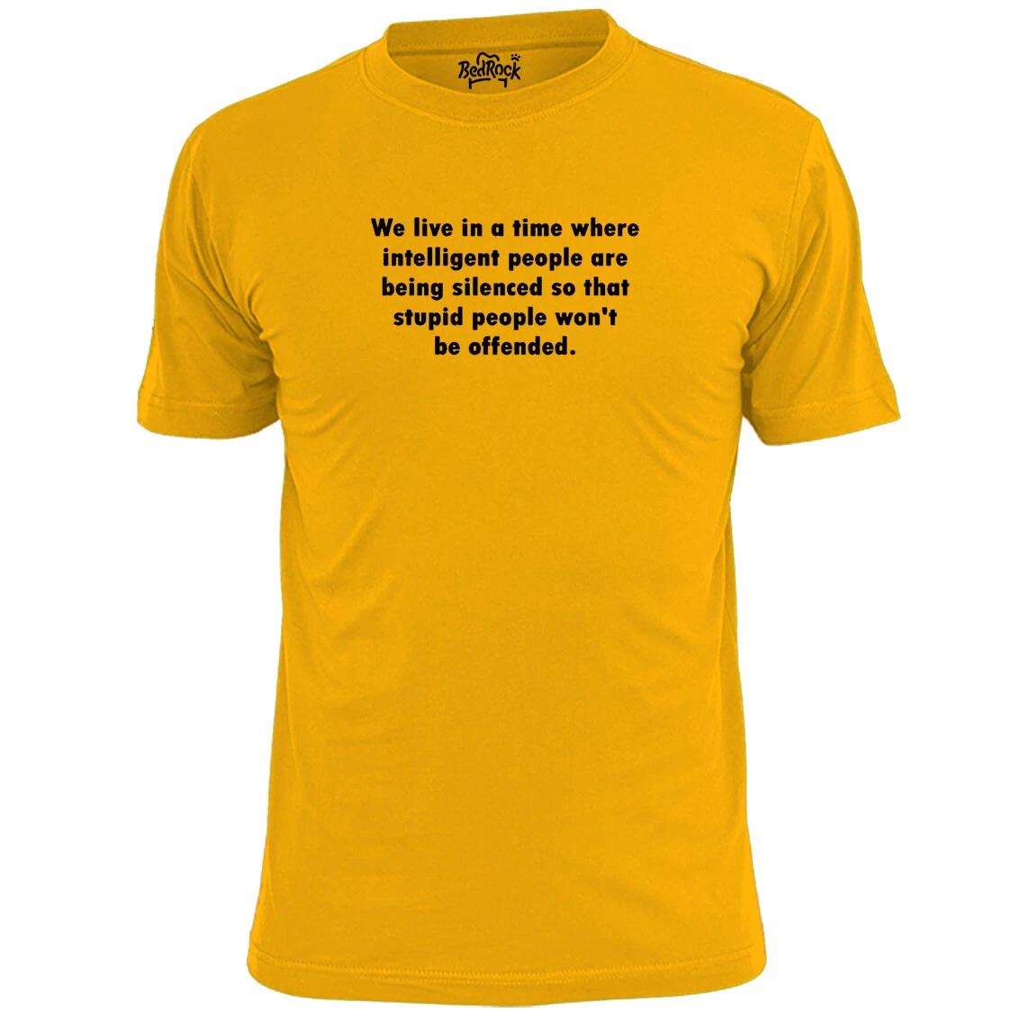 Mens Funny Offending Stupid People T shirt Humour Sarcasm 2XL