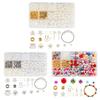 Artificial Pearls Beads Jewelry Making Set for Adult 1020Pcs Assorted Size Beads Jewelry Supplies for Bracelets Earrings