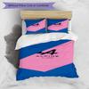3pcs Duvet Cover Set (1*Duvet Cover + 2*Pillowcase, Without Core), BWT Alpine F1 Racing Team (3) Print Bedding Set, Bedroom Decor, All‑Season, Gift