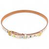 Auth LOUIS VUITTON Monogram Multicolor Ceinture Carre Belt Lv4417kk Used