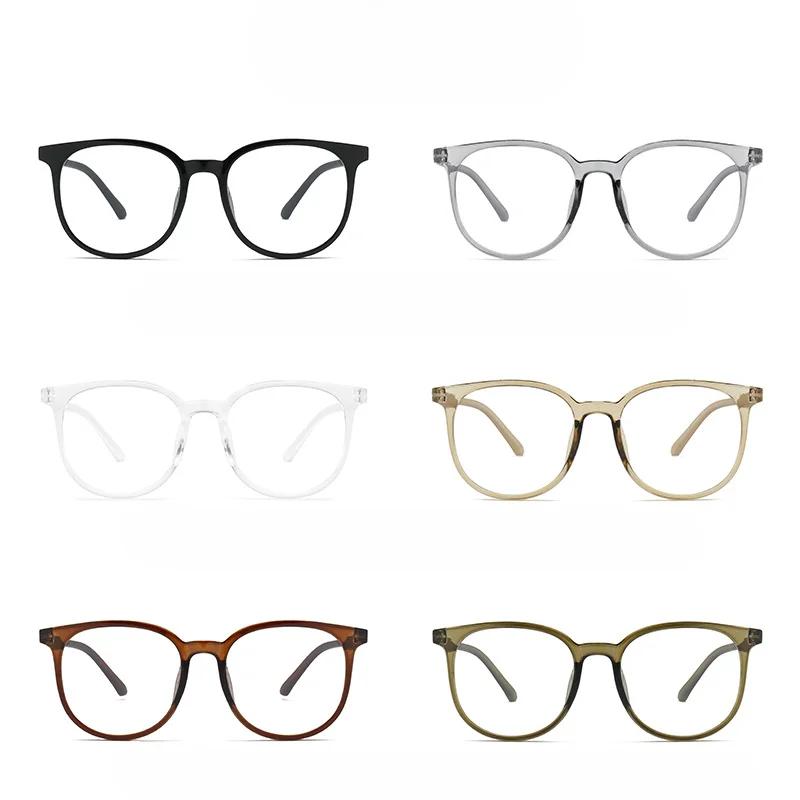 2025 Trending Blue Light Blocking Men's Glasses Gaming TR90 Anti Ray Eyeglasses Women Transparent Fashion Eyewear