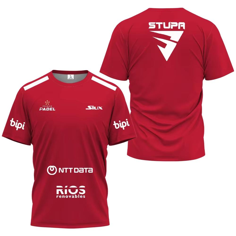 Padel Sport Herren T-Shirt Schnelltrocknend Atmungsaktiv Sommer Top