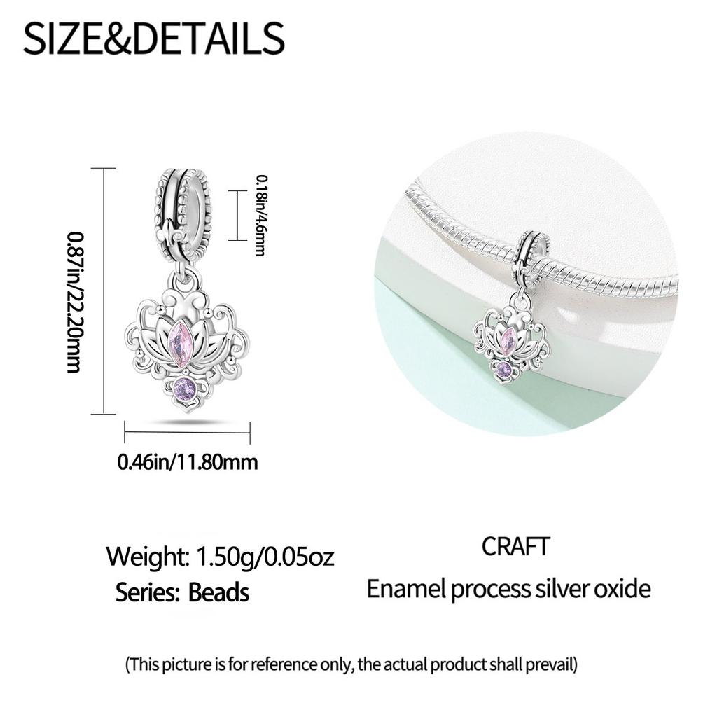 Originalcopper Charms Luxury Guardian Flower Beads Fit Bracelet Diy Women Making Delicate Gift