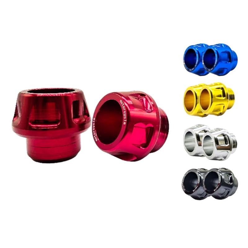 1 Pair Lightweight Anti Drop Motorcycle Forks Aluminum Alloy Precise Machined Suitable For Everyday Riding Crash Defense