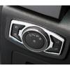 Fit For Ford F150 F-150 2015- A ABS Headlight Button Frame Chrome Cover Trim