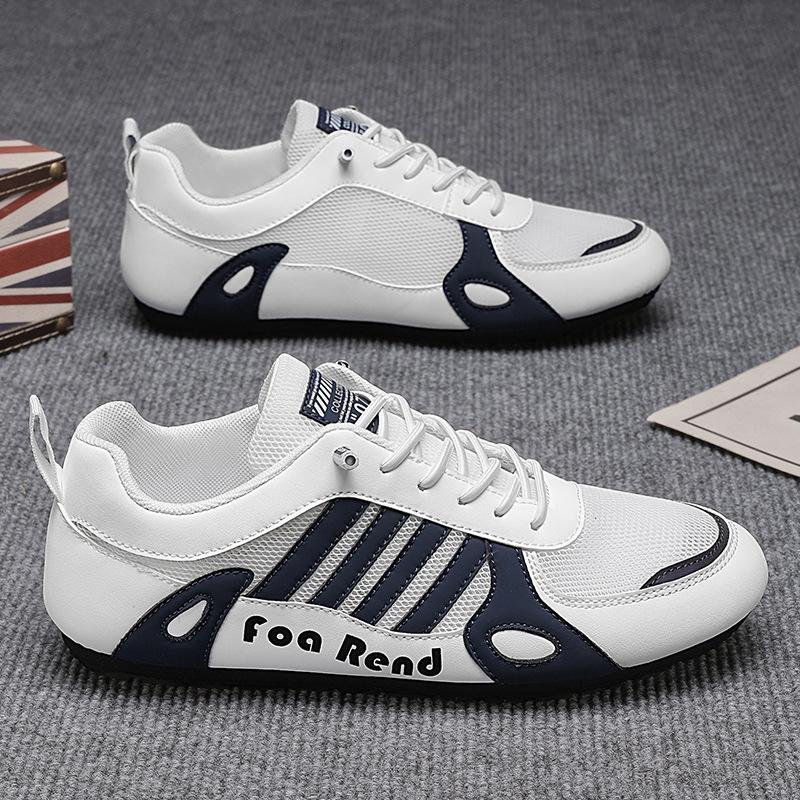 Men  Shoes Flat Bottomed Casual Sports Shoes Slip-on Skateboard Board Shoes Walking Travel Leisure Running Sneakers