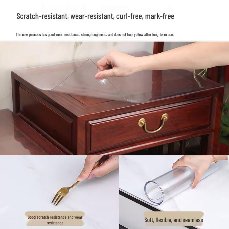 Transparent PVC Waterproof Table Protector