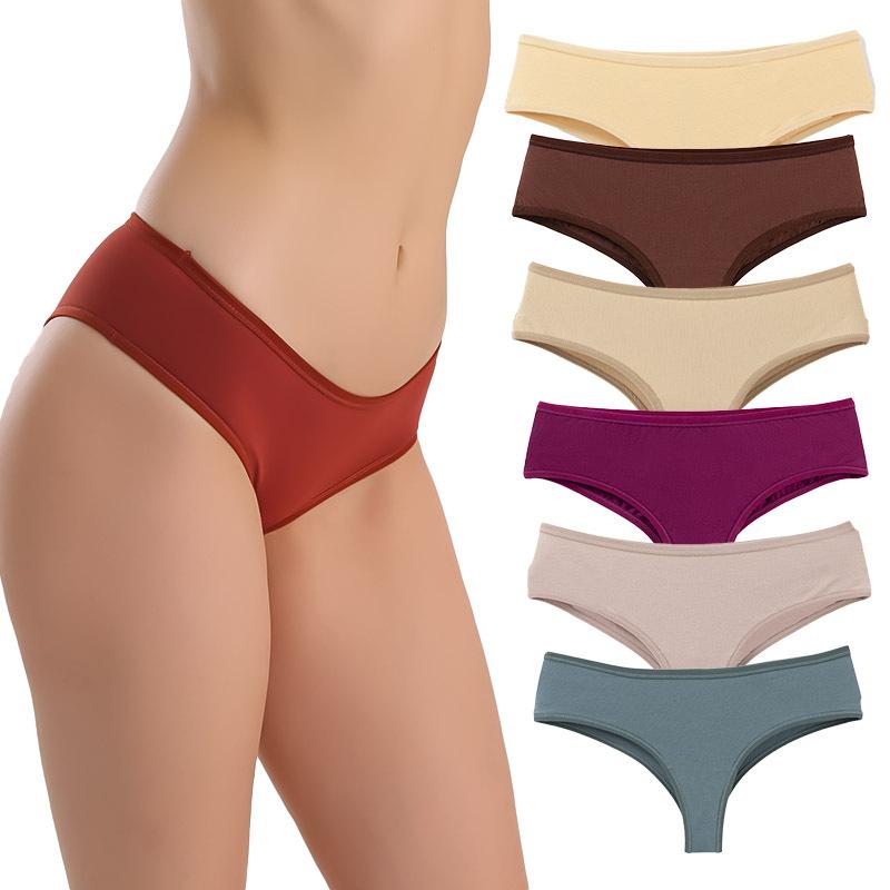 

Plus Size Panties Combed Cotton Briefs Lady S