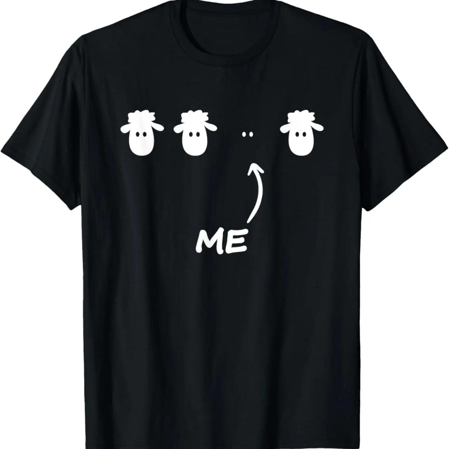 Me Black Sheep Sarcasm Irony Gift T-Shirt S