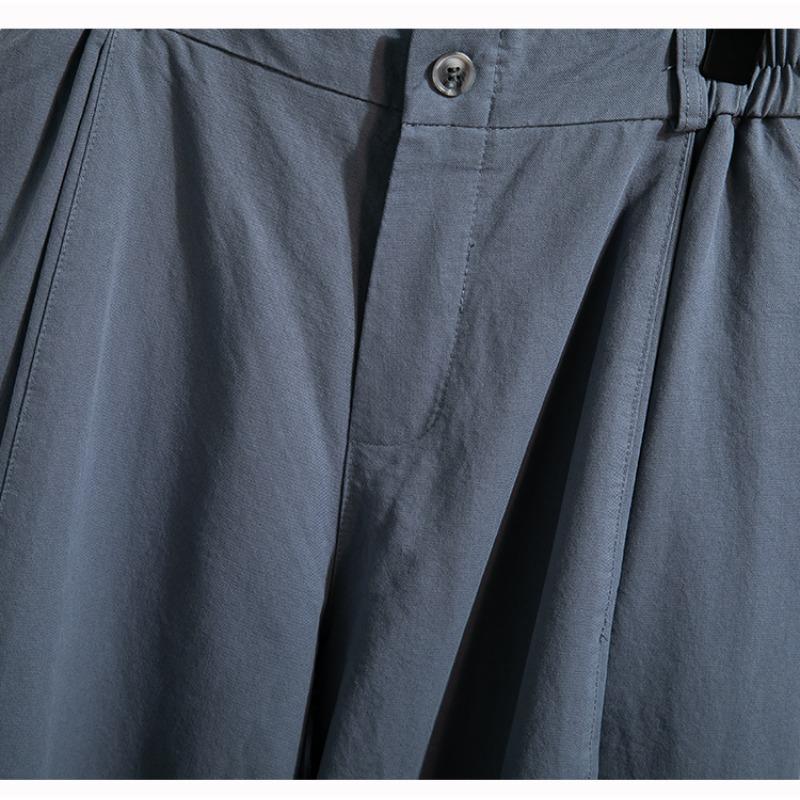 DIMANAF 2026 Summer New Plus Size Women High Waist Wide Leg Pants Loose Casual Trousers