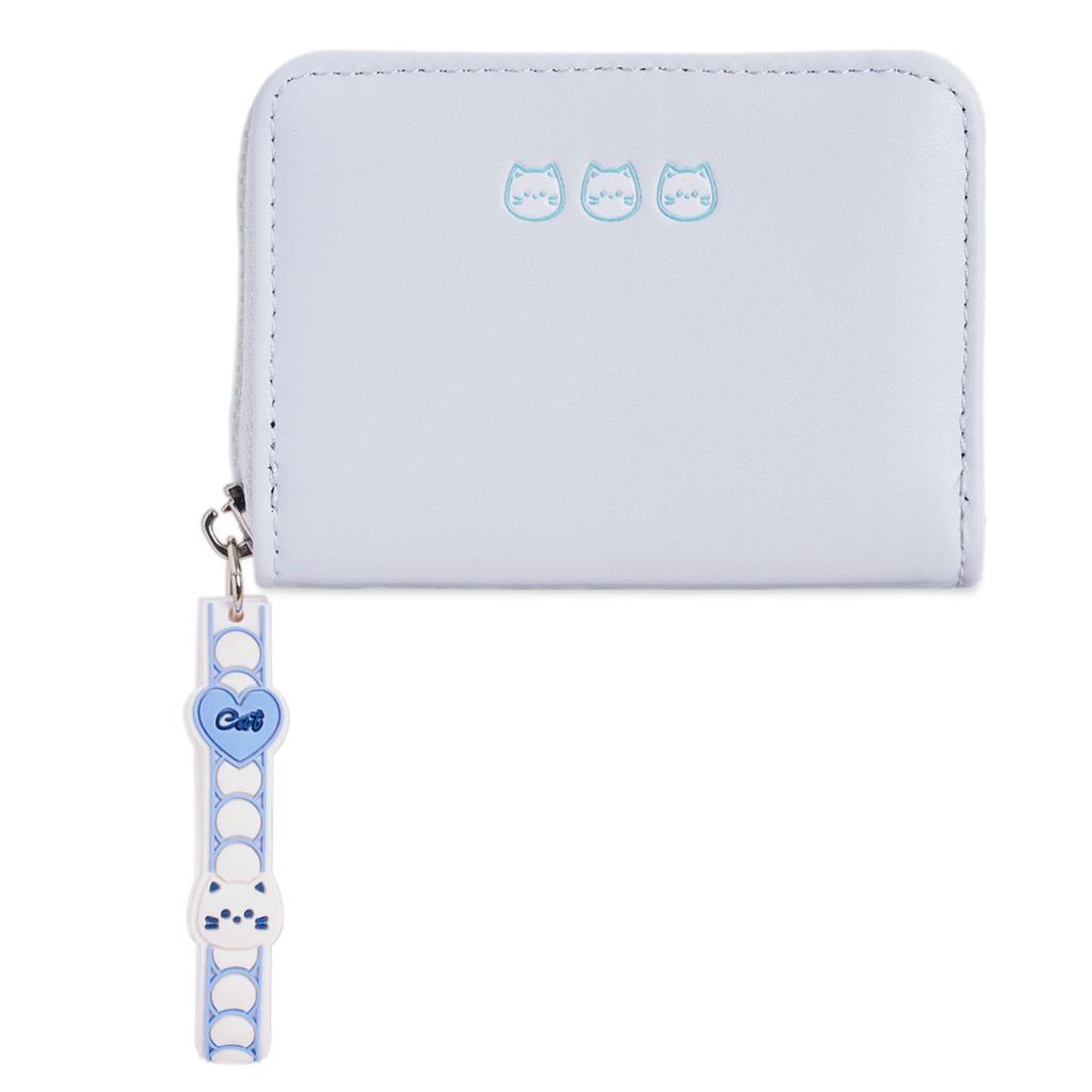 Dopamine Color Mini Women's Short Wallet Compact Cute Card Holder Money Clip Pocket For Student Cash Coin Storage Oragnizer