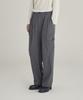 Moseu Wool Wide Cargo Slacks_Gray