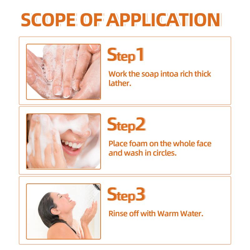 1/2/4 Pcs Turmeric Kojic Acid Handmade Soap Scrub For Exfoliation, Moisturizing, Deep Cleansing, Spot Removal, Acne Removal
