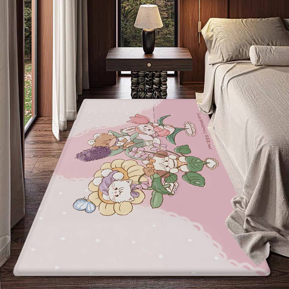 M-Mikko C-Characters Room Mats Cheaper Anti-slip Modern Living Room Balcony Printed Welcome Rug
