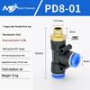 Copper Corrosion-Resistant Pneumatic Quick Connector Fitting for Air Compressors