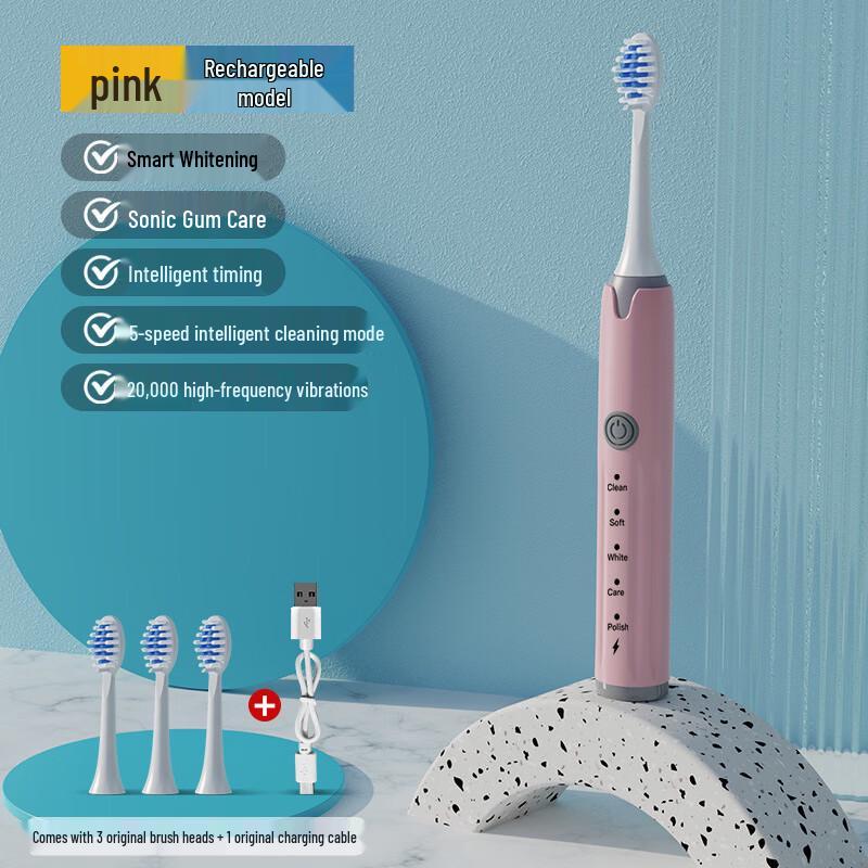 

Changbaosen Ultrasonic Electric Toothbrush CN plug (adapter included)