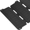 14W 5V ETFE Solar Panel Foldable Outdoor Charging Panel Dual USB Output IPX6 Black