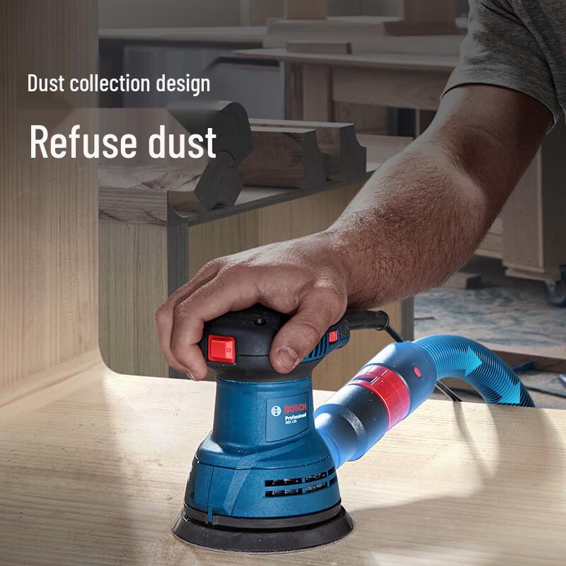 Bosch Professional Random Orbital Sander CN Plug (adapter Included)