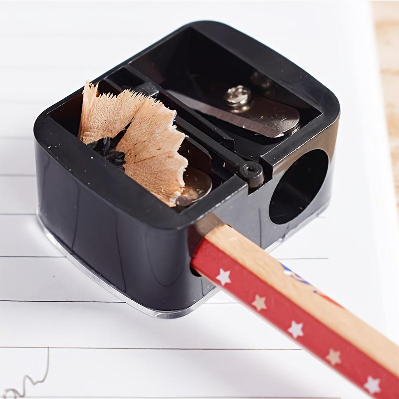 Double Holes Precision Lipstick Cosmetic Pencil Sharpener for Eyebrow Lip Liner Eyeliner Pencil Gift School Supplies