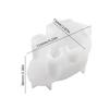 Flexible Silicone Mold Rabbit Shape Silicone Candlestick Moulds Suitable for Creating Decorative Candle and Resin Crafts