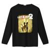 Left 4 Dead 2 Classic T Shirt for Men and Women Black Color Vintage Washed Streetwear Slightly Comfortable