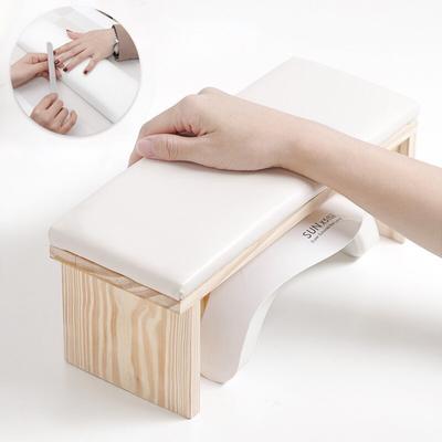 Wood Manicure Table Hand Rest Cushion For Arm Rest Stand For Manicure Salon Nail Art Tool Hand Rest Pillow Holder