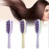Double-sided Shampoo Brush Long Handle Scalp Massager Comb Men Women 2-in-1 Hair Scrubber