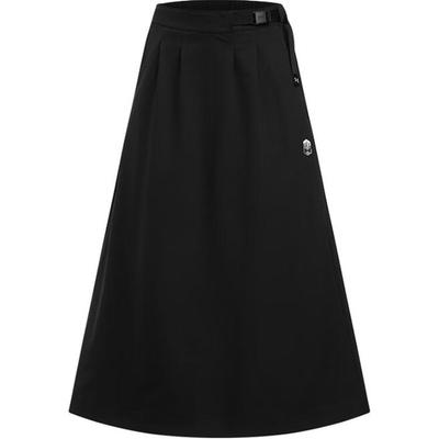Comfortable Sports Versatile Casual Long Skirt Women Skirts Black 1389310-001