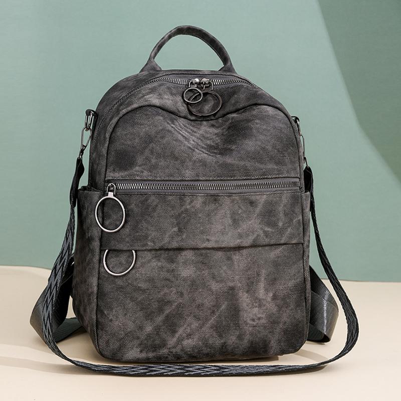 Women's Backpack Water-repellent Nylon Lightweight Shoulder Bag Travel Bag