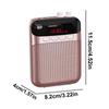 Rechargeable Wireless Microphone Portable Amplifier Loudspeaker  Teaching Environment