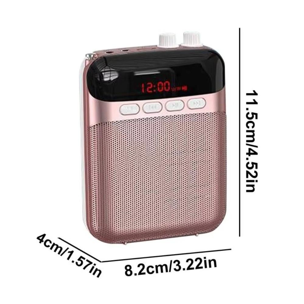 Rechargeable Wireless Microphone Portable Amplifier Loudspeaker  Teaching Environment