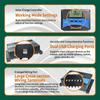 Solar Charge Controller With Auto Voltages Recognition For 12V 24V Systems And PWM Charging Technology
