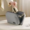 Compact Cable Organizer Bag - Zippered Tech Pouch for Chargers, Cables, Earphones - Durable Travel Storage Bag Accessory for Office, Gym, Camping