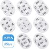 16Pieces Professional Clothing Size Indicators For Retail Displays And Home Wardrobe Management